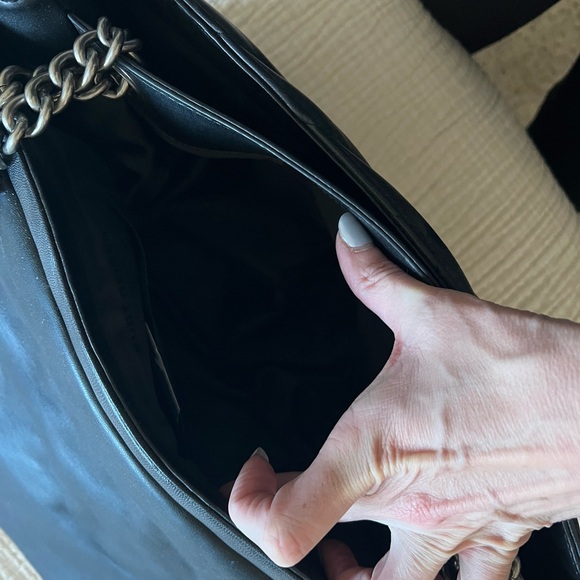 Kurt Geiger XXL Black Quilted Kensington Shoulder Bag - Picture 10 of 10